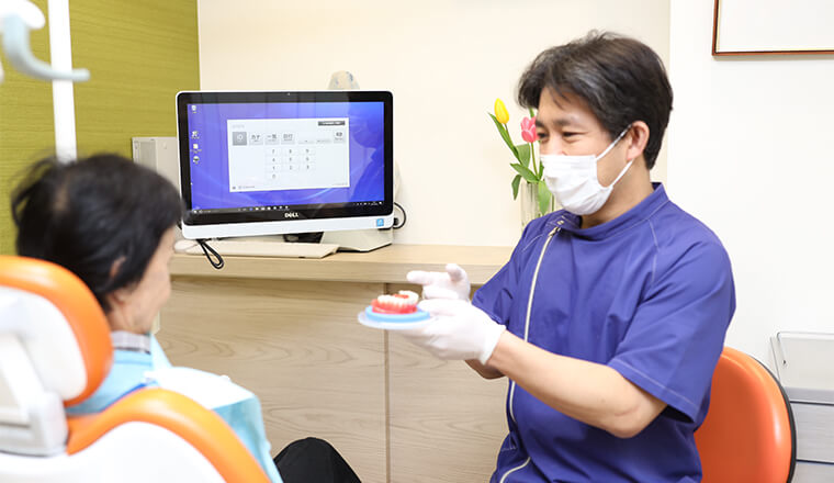 自分の歯で食事を楽しむ